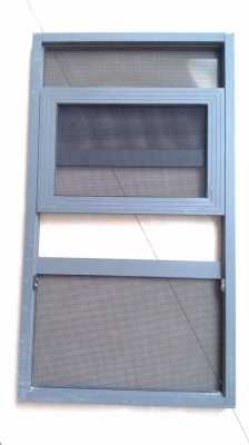 铝合金平开沙窗材料（做沙窗铝合金材料）-图1