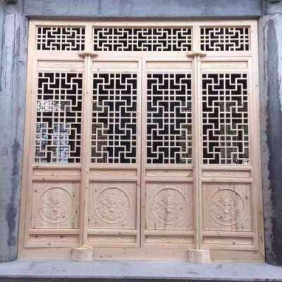 古建木雕门窗（古建筑雕花门窗）