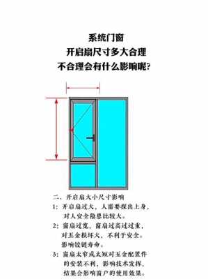 门窗扇大小（窗户开扇大小）-图1