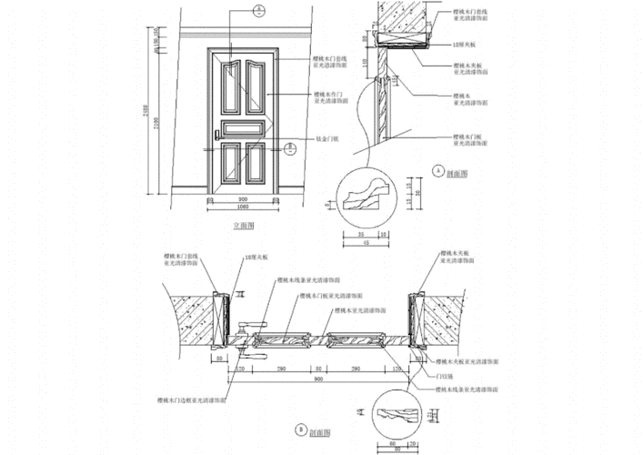木门窗建筑标准（木门窗标准图集）-图1